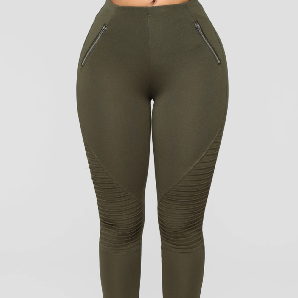 Stretch moto pants